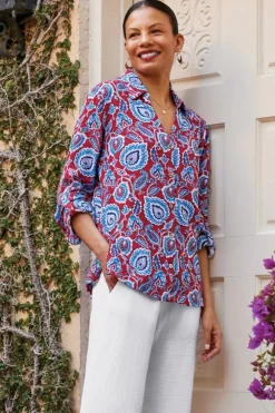 Addison Gauze Big Shirt