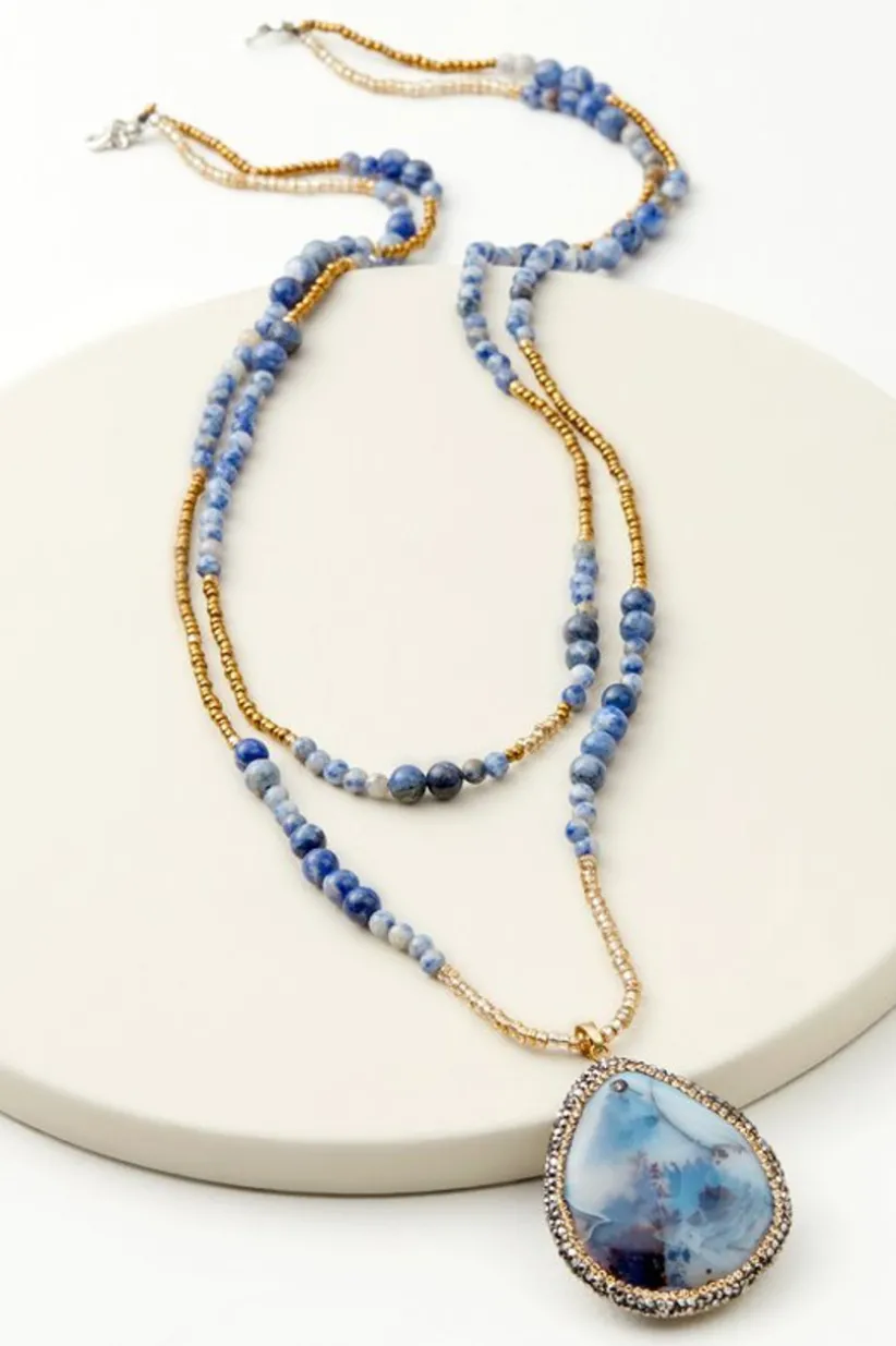 Afina Drop Necklace