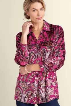 Bellarosa Velvet Tunic