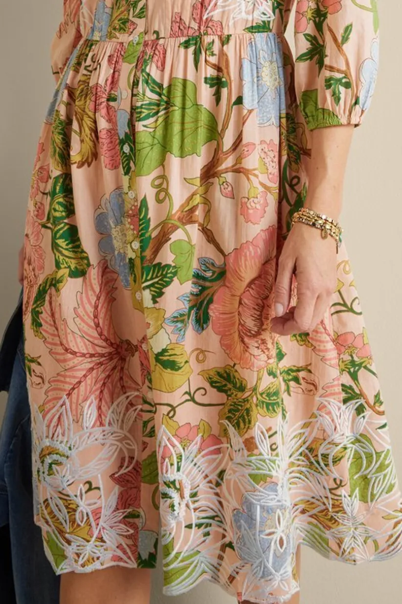 Bellicia Embroidered Midi Dress