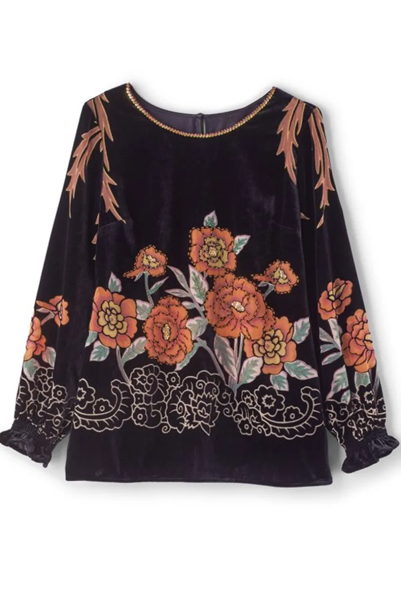 Brielle Velvet Top