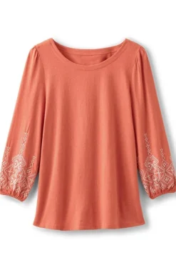 Embroidered Parisian Poet Top