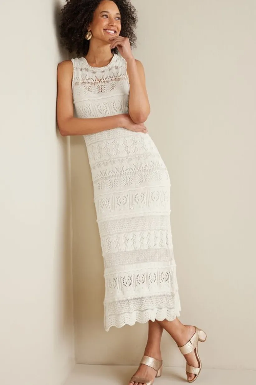 Erica Crochet Midi Dress