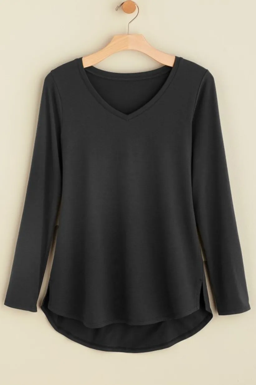 Isabel Pima Long Sleeve Tee