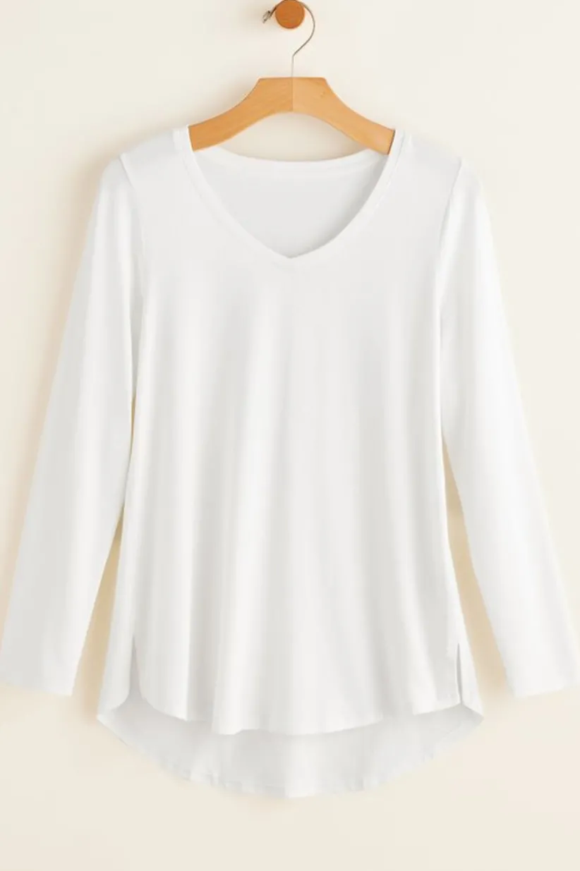Isabel Pima Long Sleeve Tee