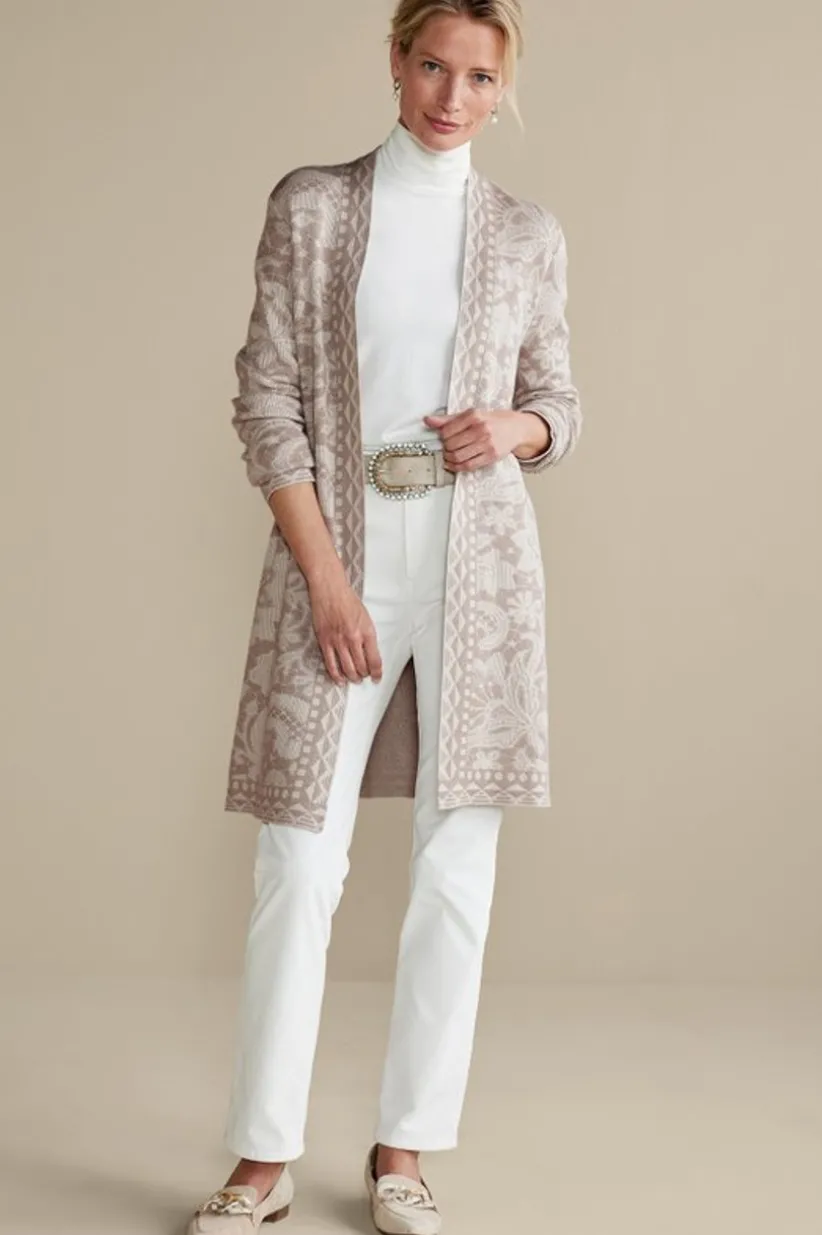 Ivy Shimmer Long Cardigan
