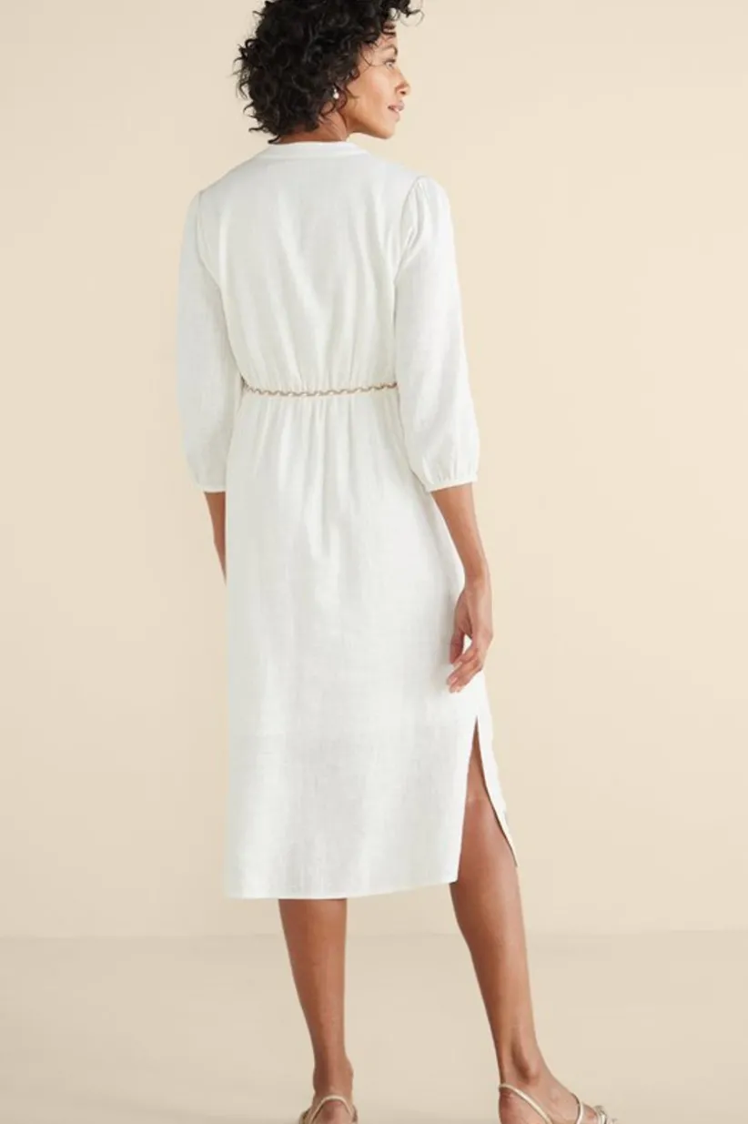Kimora Embroidered Midi Dress