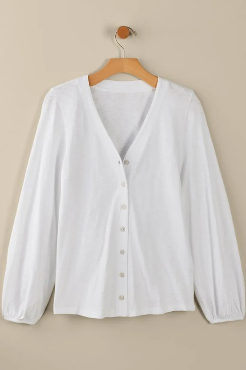 Lorna Button Front Top