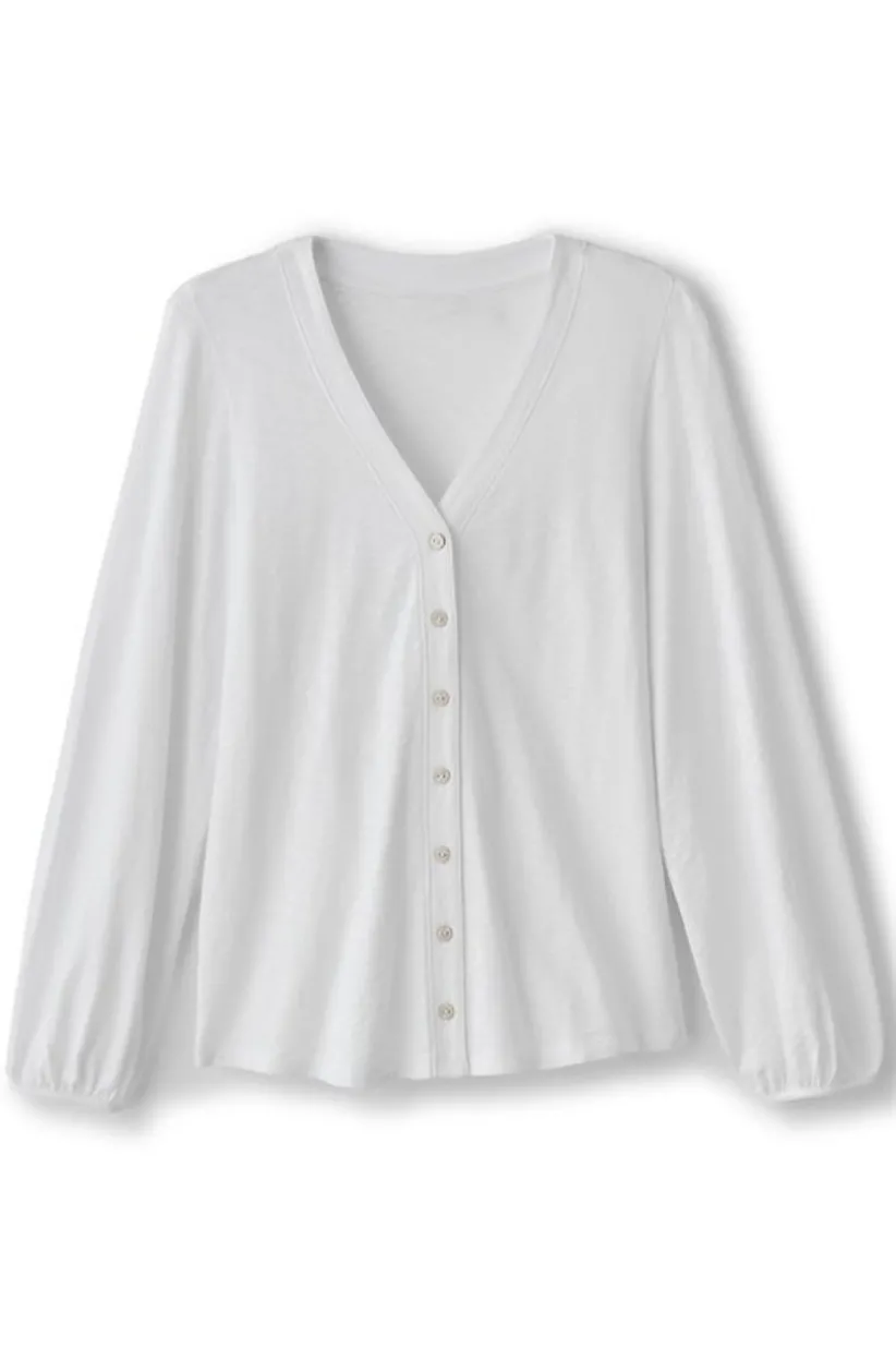 Lorna Button Front Top
