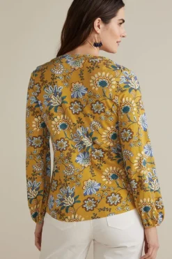 Lorna Button Front Top