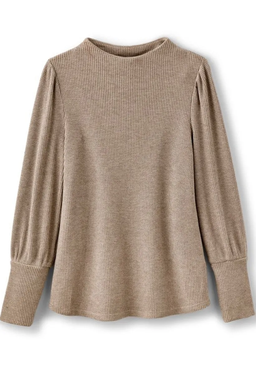 Melina Waffle Pullover