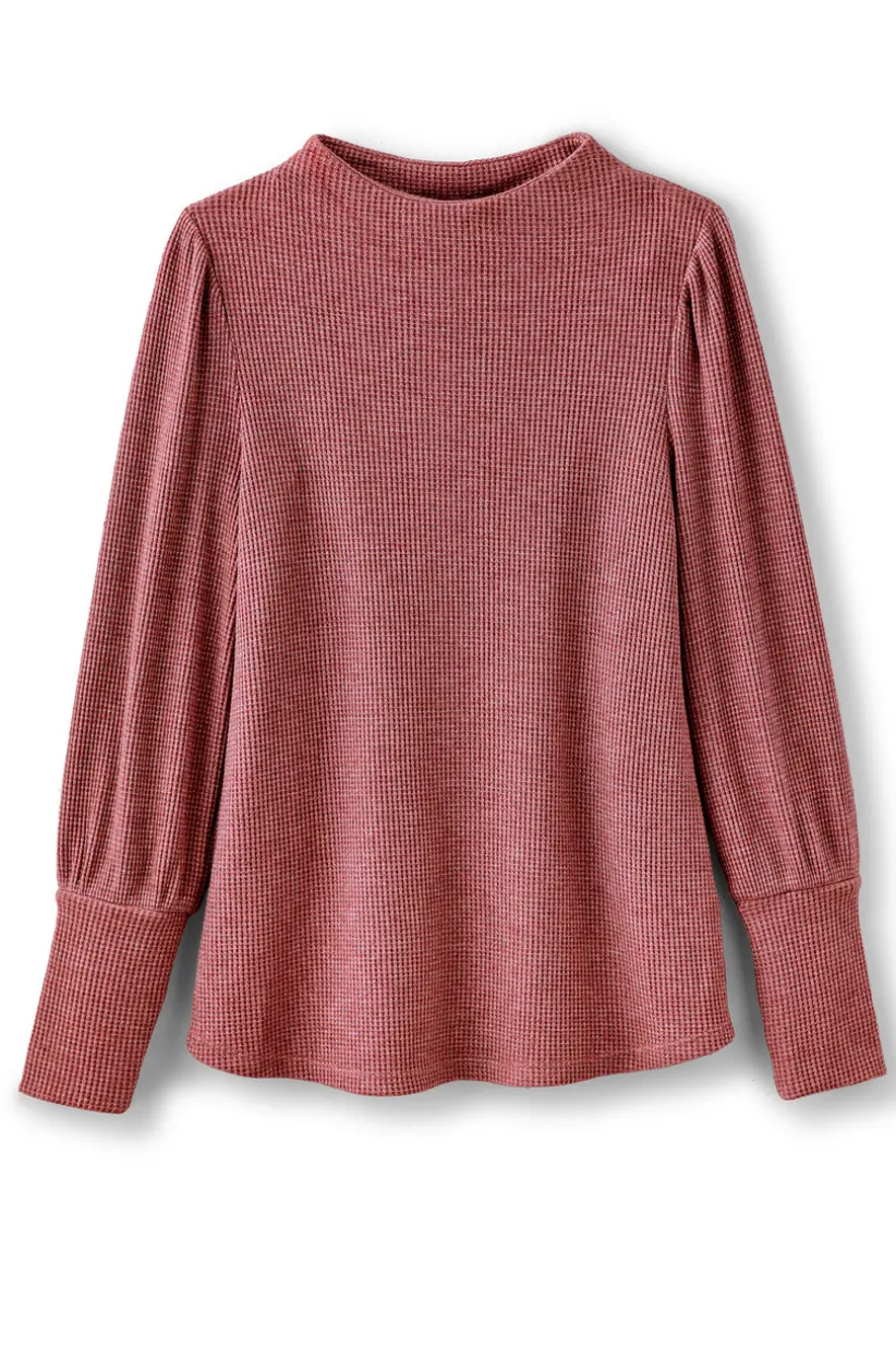 Melina Waffle Pullover