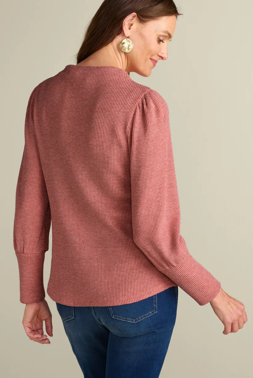 Melina Waffle Pullover