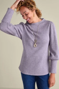 Melina Waffle Pullover