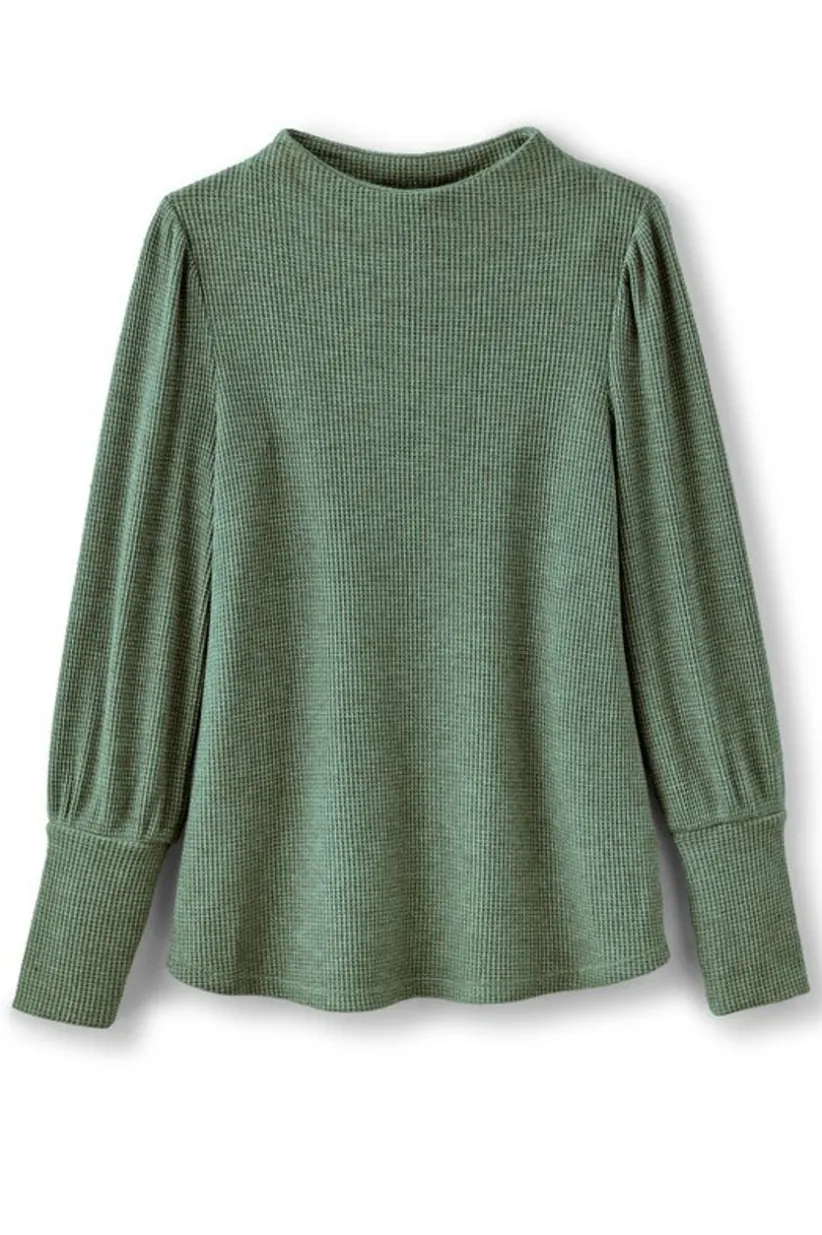 Melina Waffle Pullover