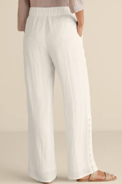 Oceo Gauze Wide-Leg Pants