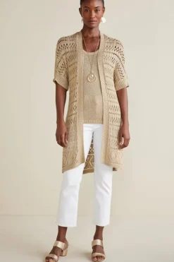 Opaline Shimmer Cardigan