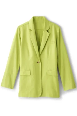 Portofino Linen Blend Boyfriend Blazer