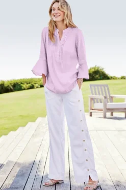 Raisa Linen Blend Top
