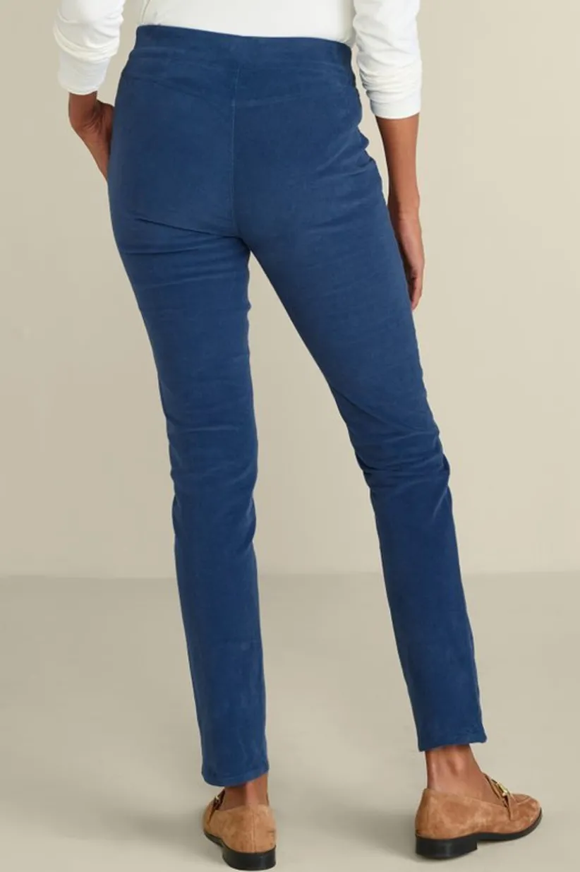 Rockland Corduroy Slim Leg Pull On Pants