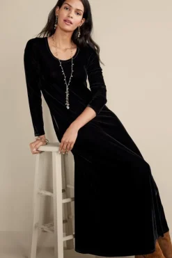 Santiago Stretch Velvet Dress