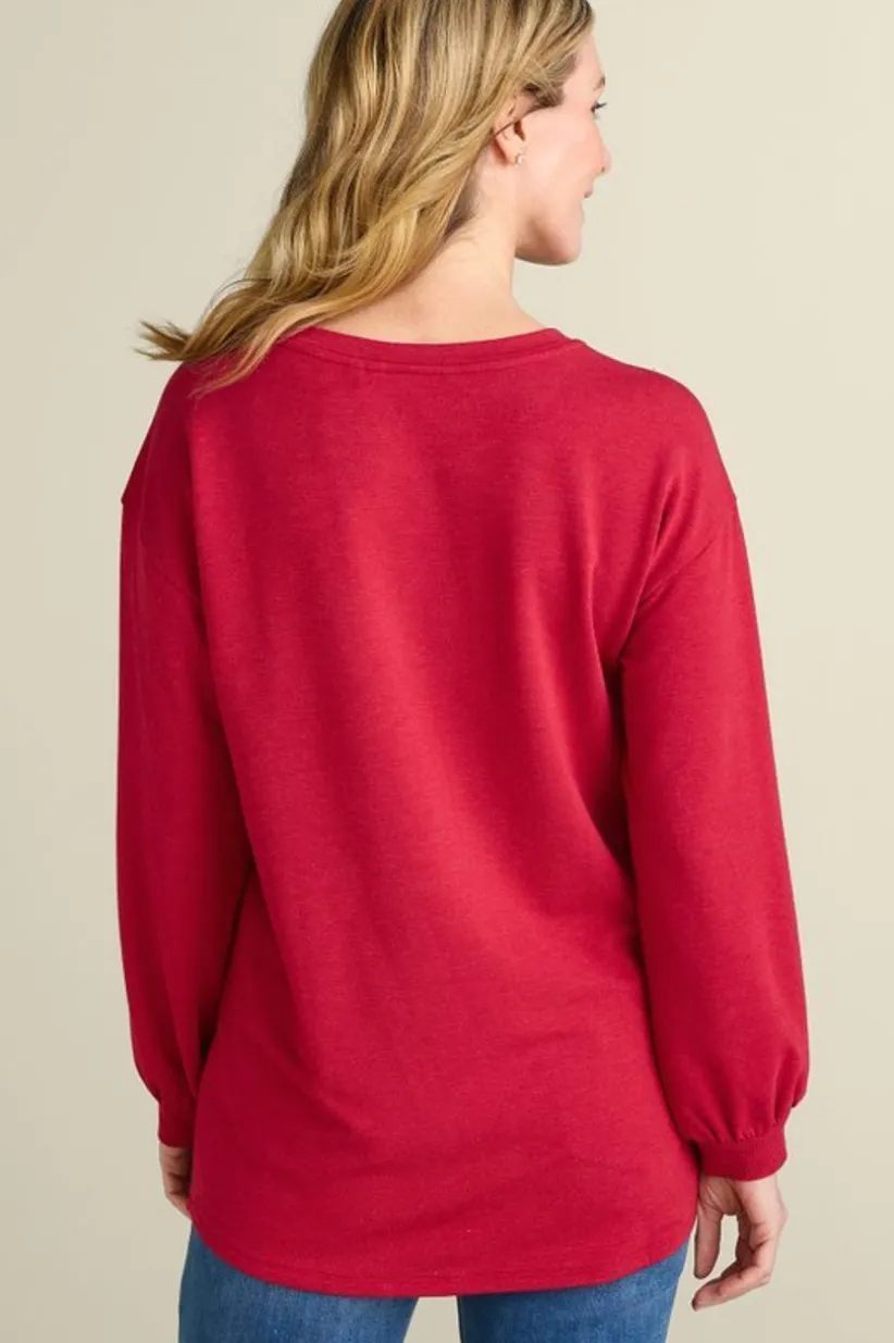 Siesta Soft Button Shoulder Tunic