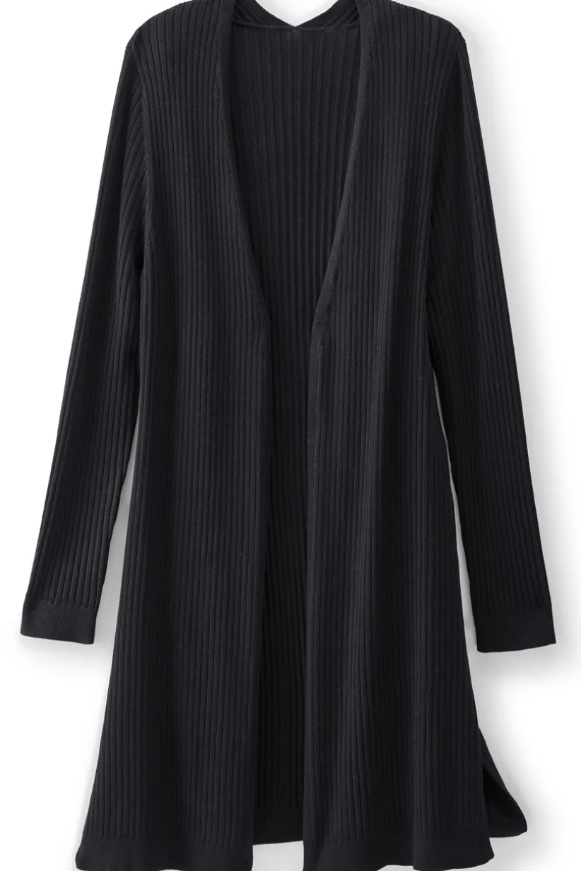 Soft Essential Ribbed Long Cardi