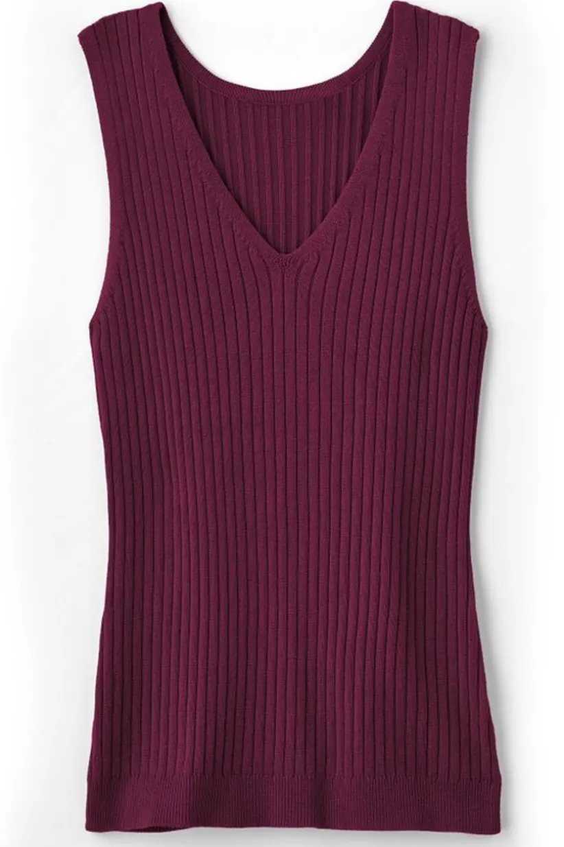 Soft Essential Ribbed Sweater Tank