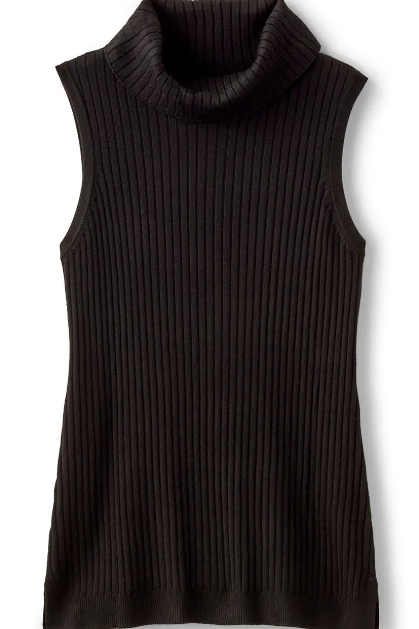 Soft Essential Ribbed Turtleneck Tank