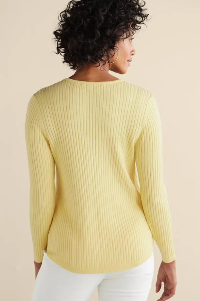 Soft Essential Ribbed Valentina Sweater