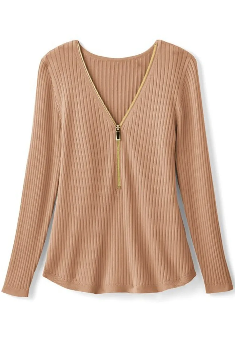 Soft Essential Ribbed Valentina Sweater