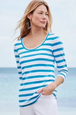 Soft Essential Supima 3/4 Sleeve Tee