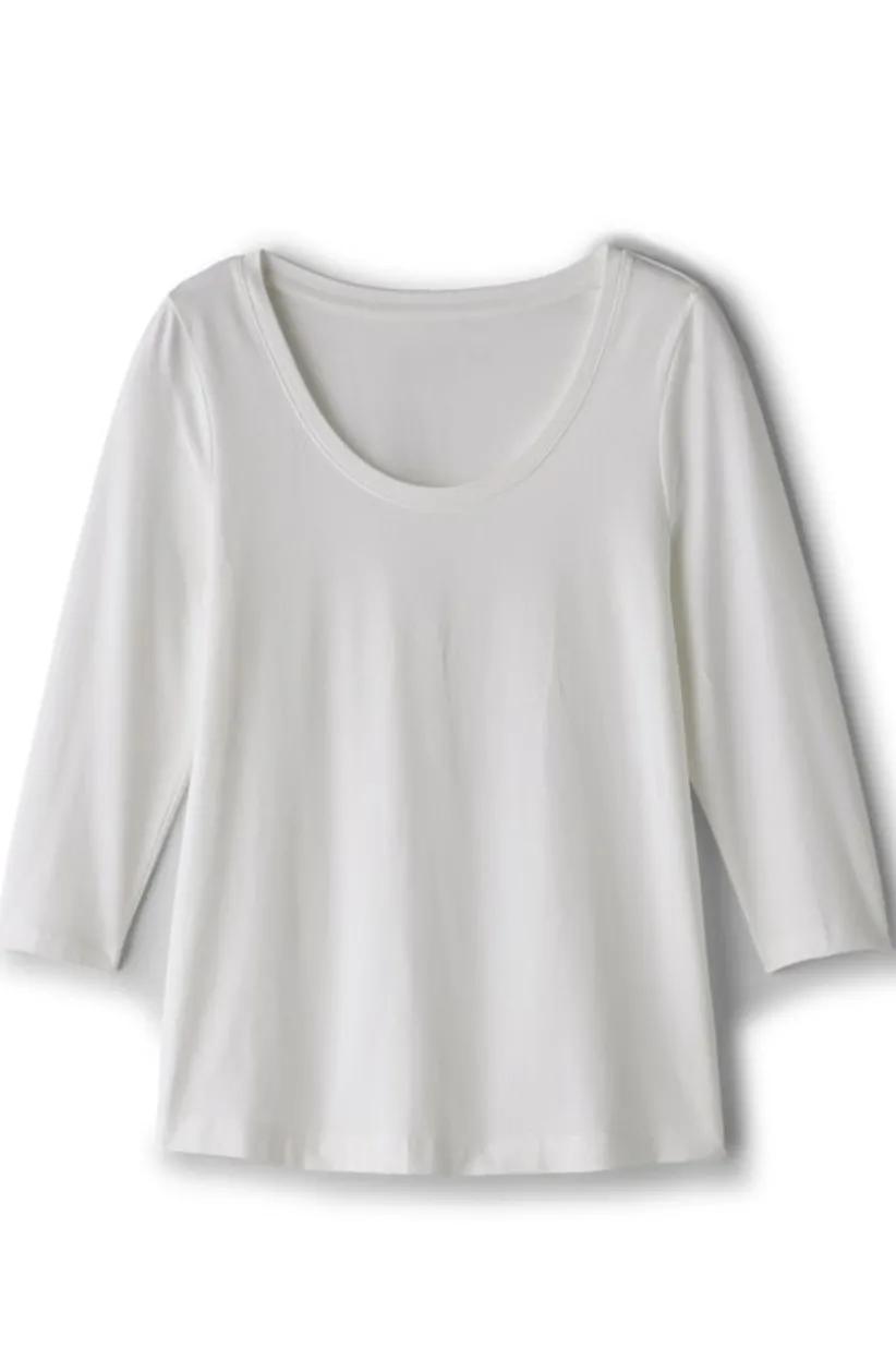 Soft Essential Supima 3/4 Sleeve Tee