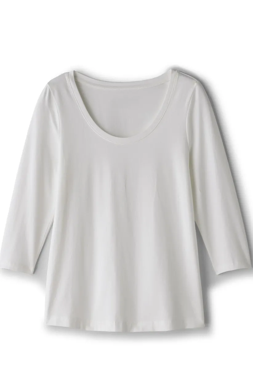Soft Essential Supima 3/4 Sleeve Tee I