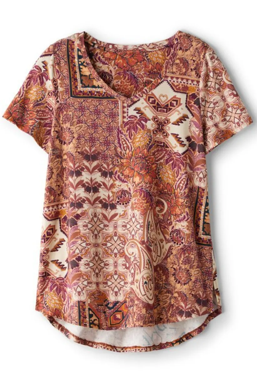 Soft Essential Supima Isabel Short Sleeve Tunic