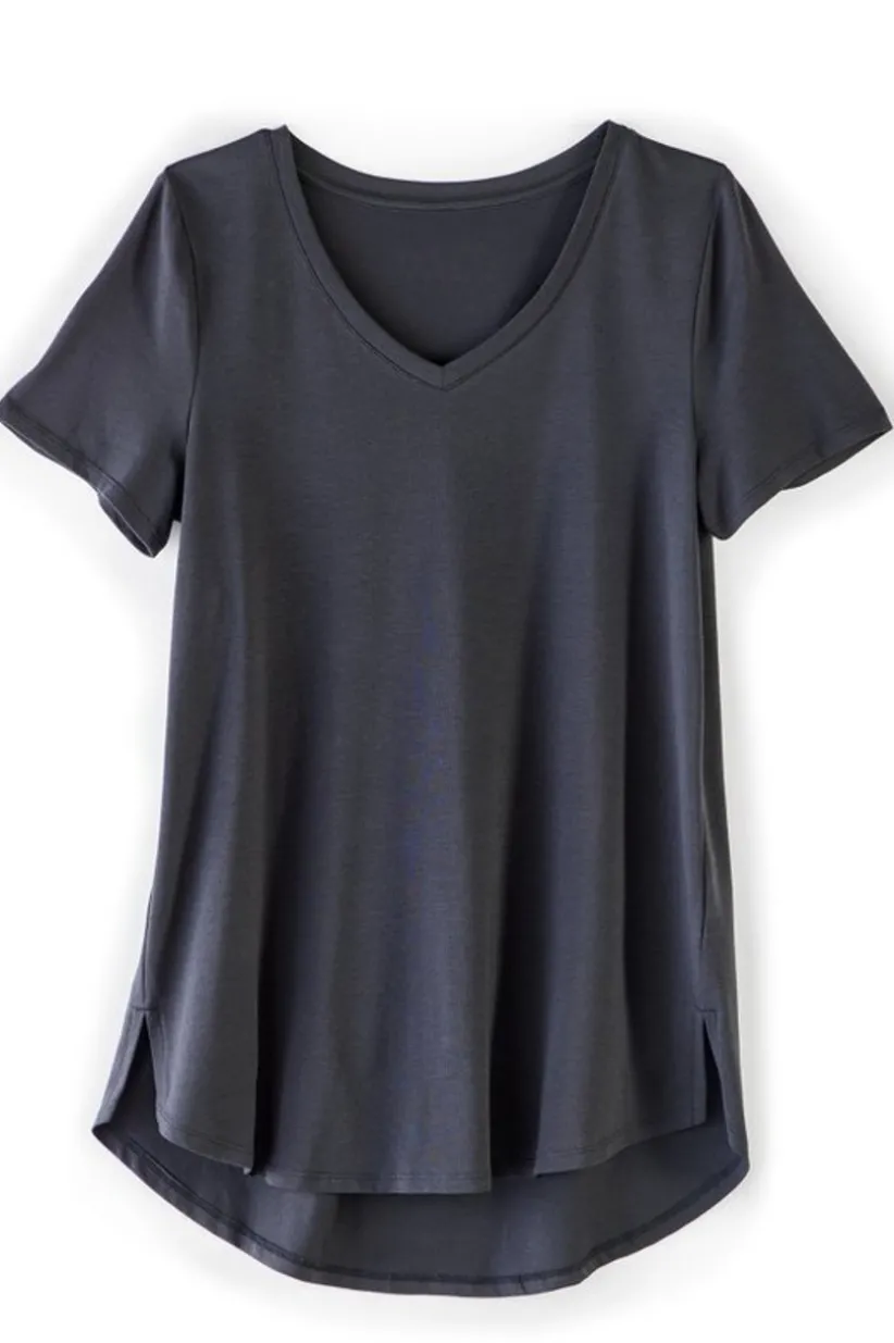 Soft Essential Supima Isabel Short Sleeve Tunic