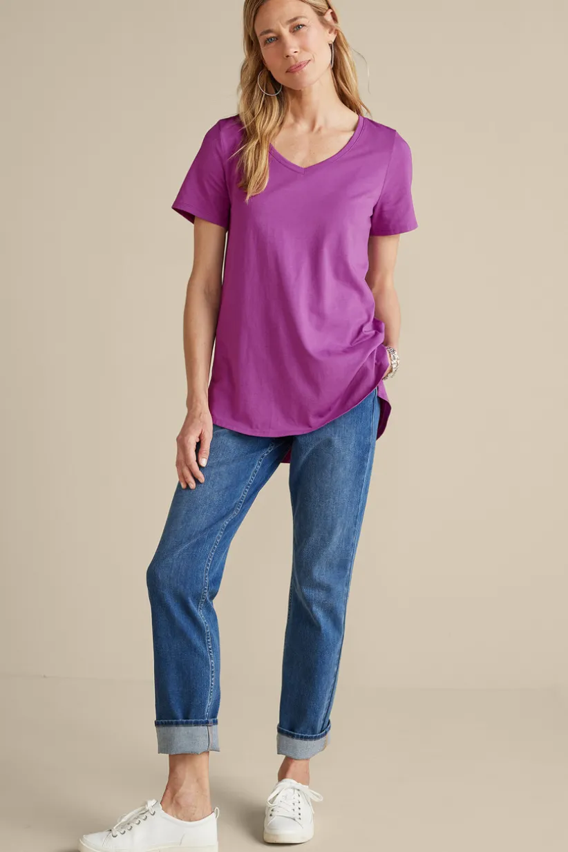 Soft Essential Supima Isabel Short Sleeve Tunic