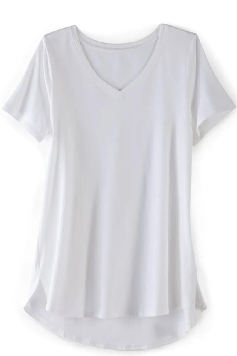 Soft Essential Supima Isabel Short Sleeve Tunic