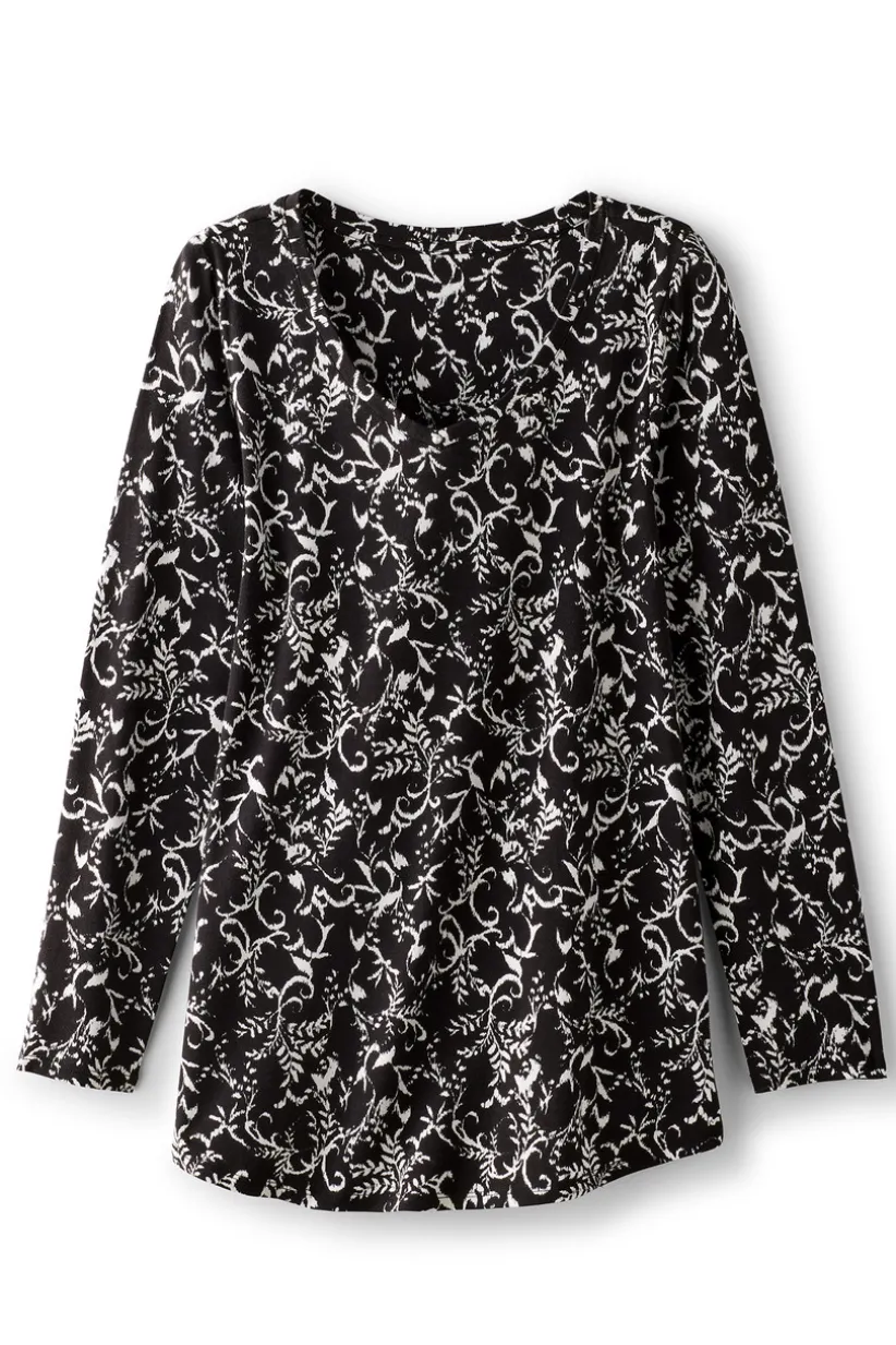 Soft Essential Supima Isabel Long Sleeve Tunic