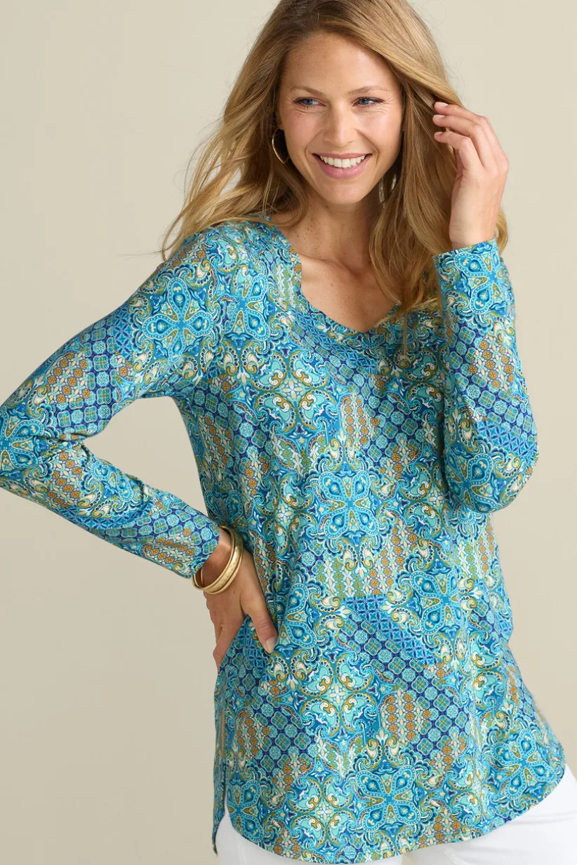 Soft Essential Supima Isabel Long Sleeve Tunic