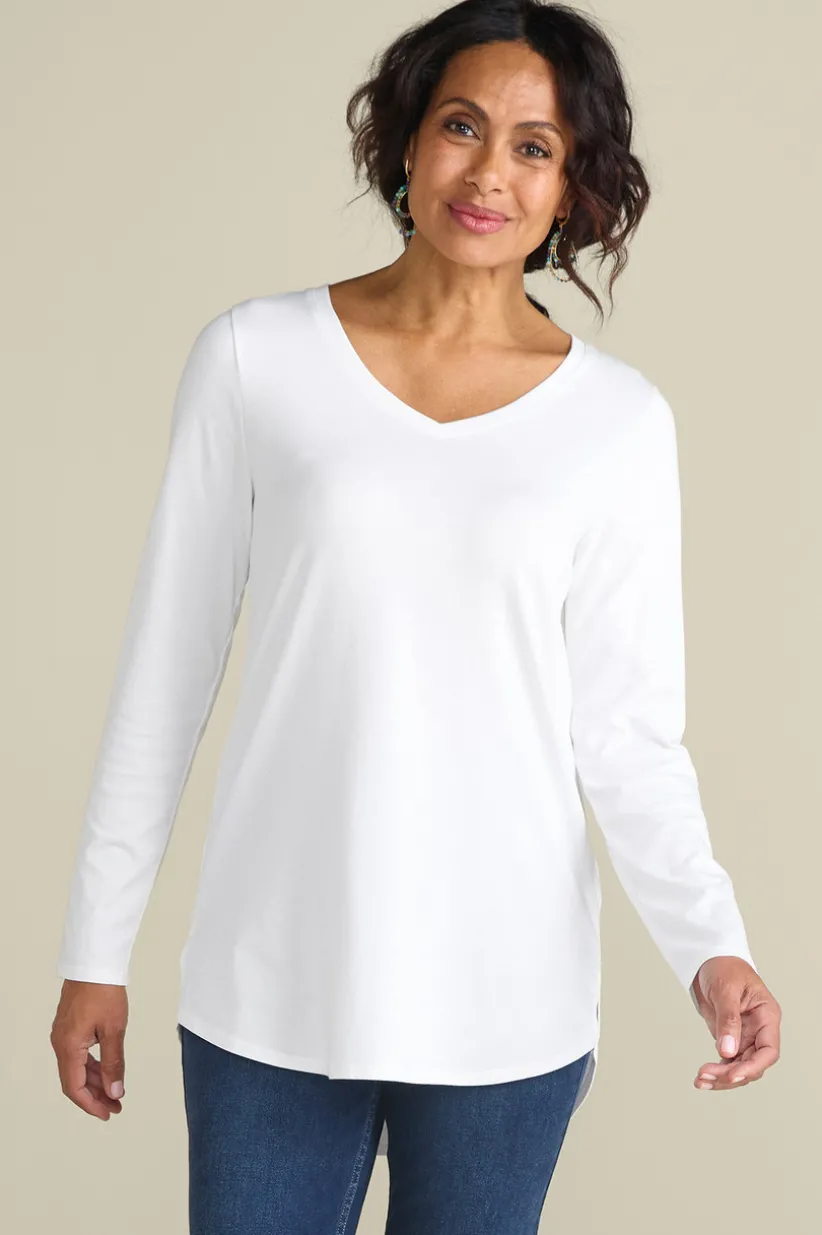 Soft Essential Supima Isabel Long Sleeve Tunic