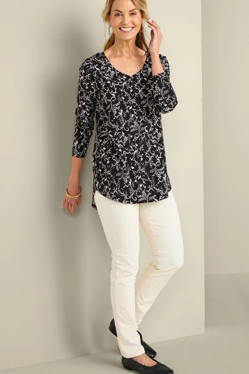 Soft Essential Supima Isabel Long Sleeve Tunic