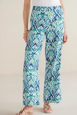 Sonoma Linen Blend Wide Leg Pants