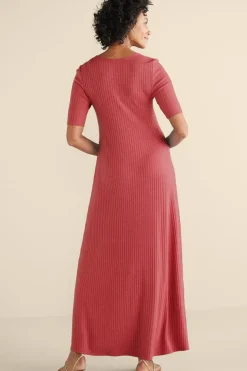 Textured Short Sleeve Santiago Dress