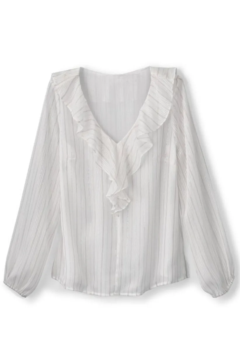 Xenia Ruffle Top
