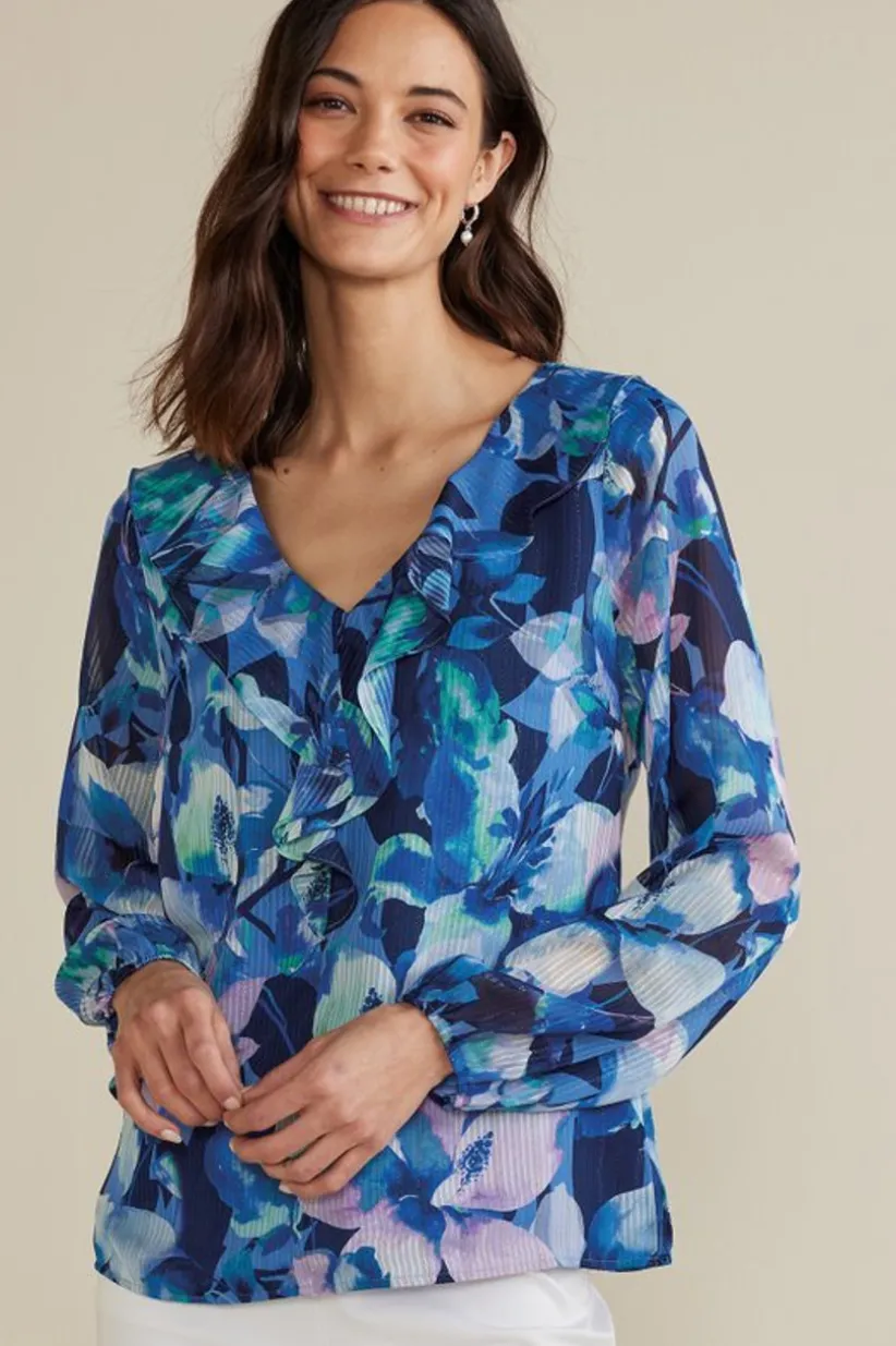 Xenia Ruffle Top